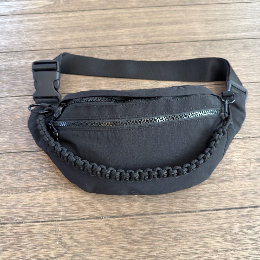 Black Nilon Fanny pack from Steve Madden